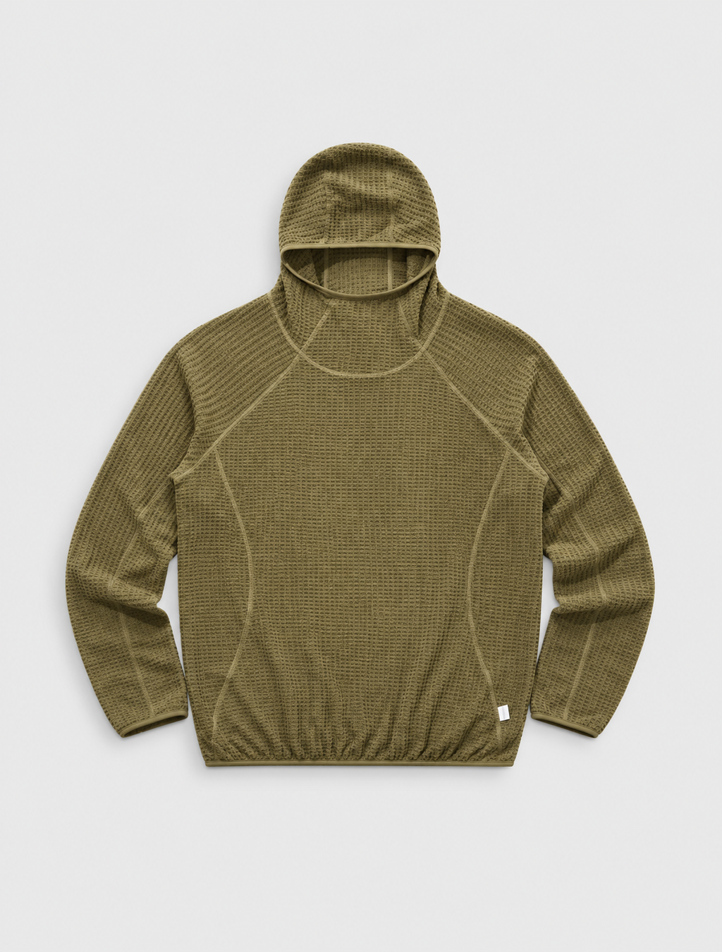 Lightweight Grid Texture Hoodie